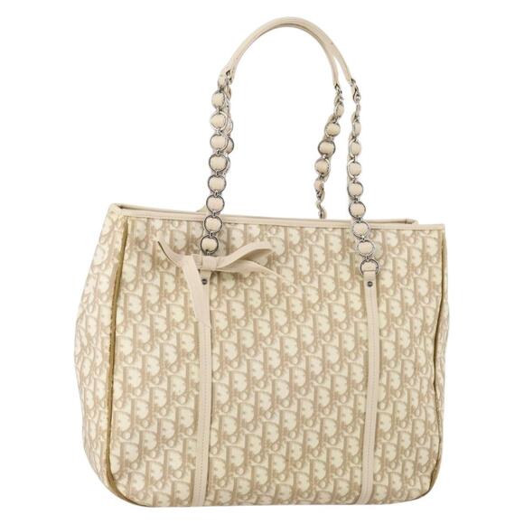 Dior | Bags | Christian Dior Trotter Canvas Romantic Chain Bag Pvc